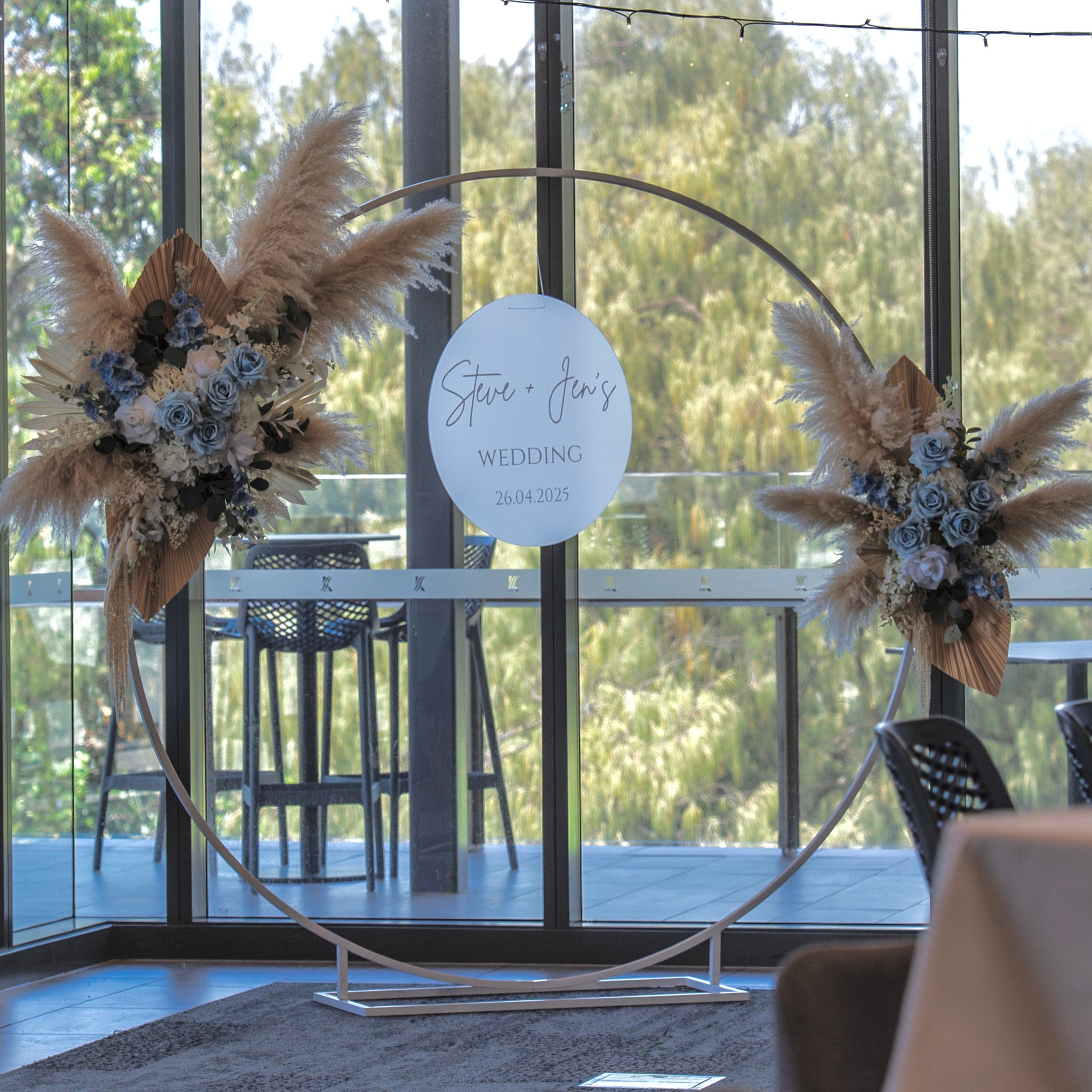 Custom floral arrangement for Gold Coast birthday party or event styling