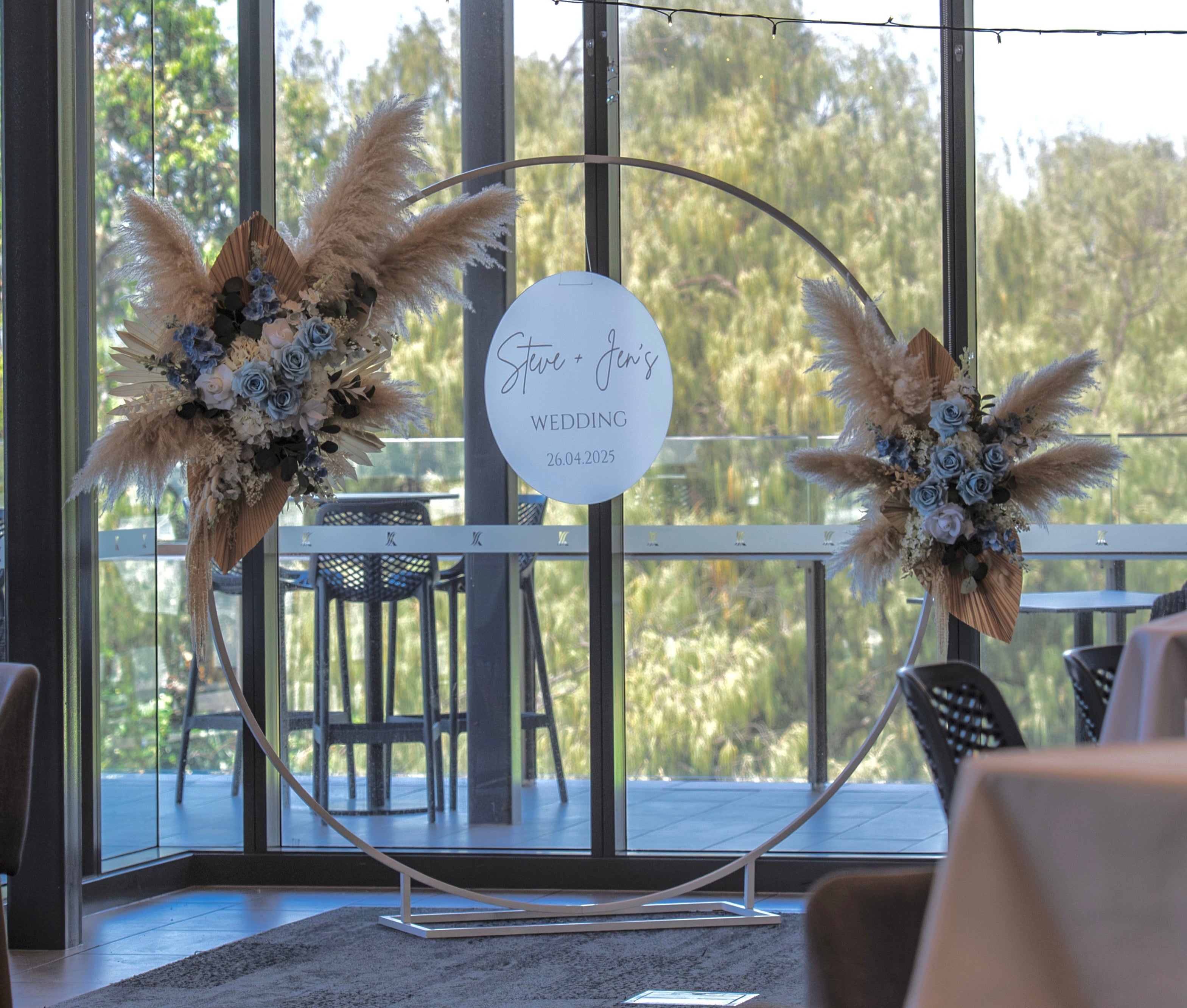 Custom floral arrangement for Gold Coast birthday party or event styling