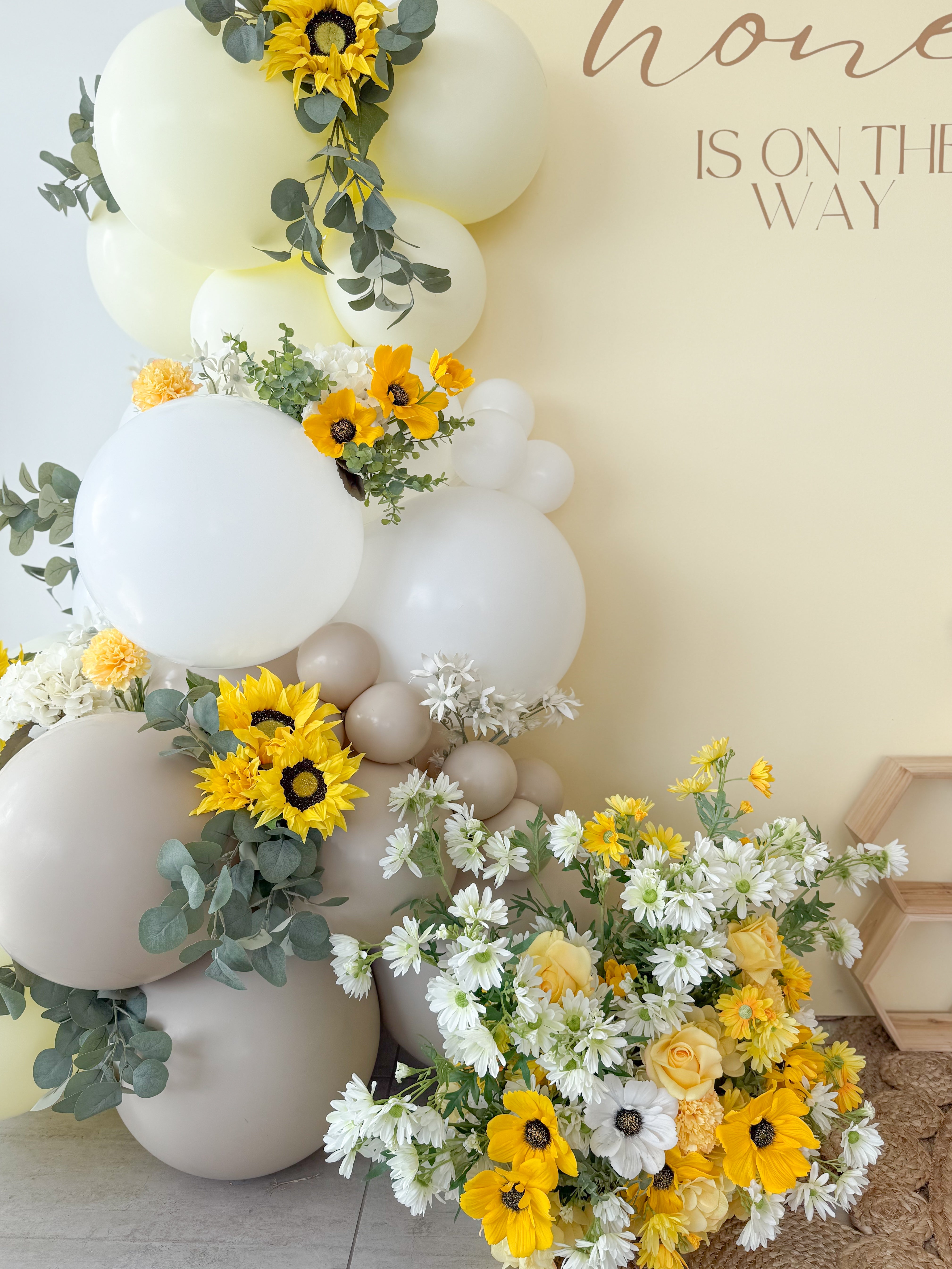 Custom floral arrangement for Gold Coast birthday party or event styling