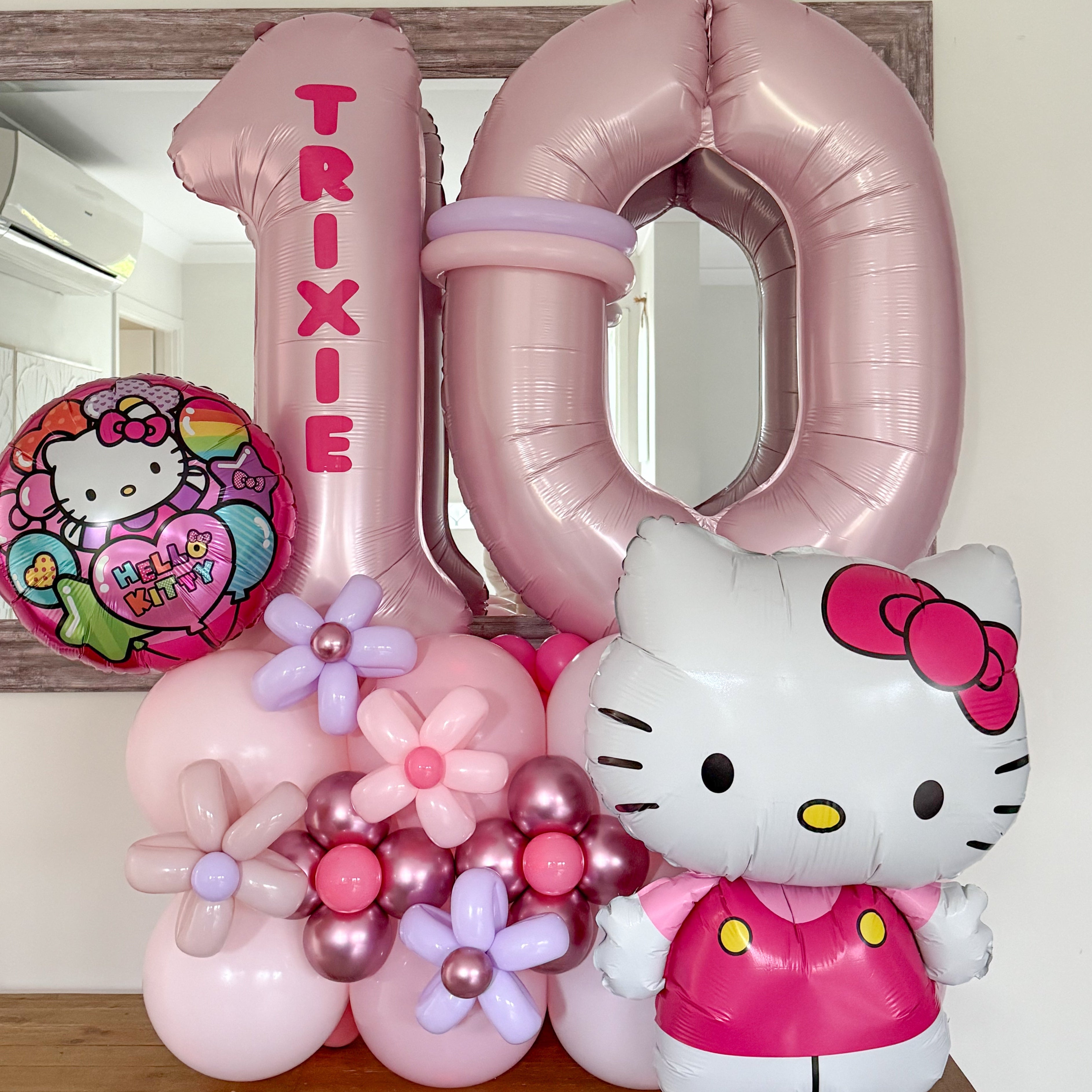Hello Kitty balloon stack gold coast 
